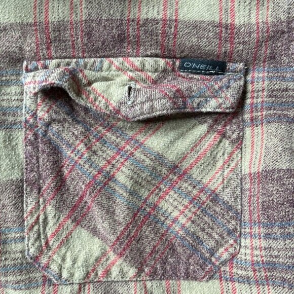 Oneill Plaid Flannel Shirt - Picture 2 of 3